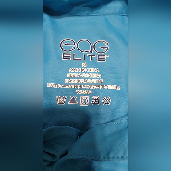 💲2️⃣ EAG Elite by Mossy Oak Blue Short-sleeved Button-down Outdoor Sport Shirt - Picture 13 of 14